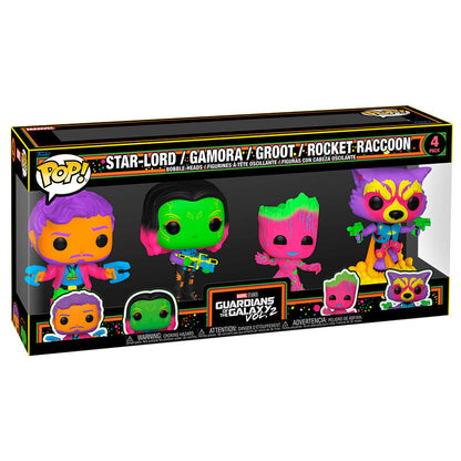 blister pack of 4 pop marvel guardians of the galaxy 2 exclusive figures