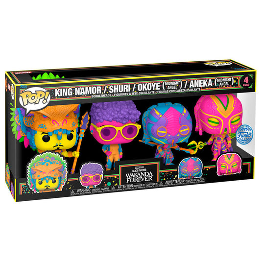 blister 4 pop figures marvel black panther wakanda forever exclusive