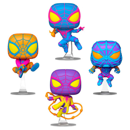Figuras POP de Marvel Spiderman Miles Morales (Exclusiva) en blíster de 4 unidades