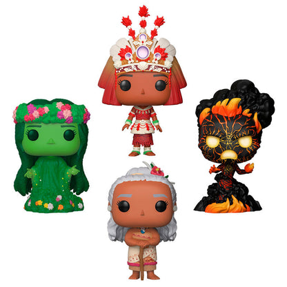 Blister of 4 POP figures Disney Vaiana Moana Exclusive