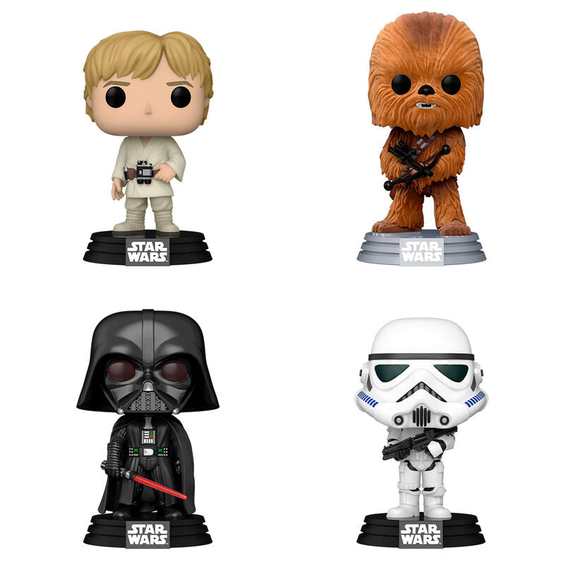 Blister of 4 POP figures Star Wars New Classics Exclusive