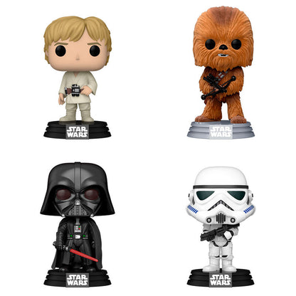 Blister of 4 POP figures Star Wars New Classics Exclusive