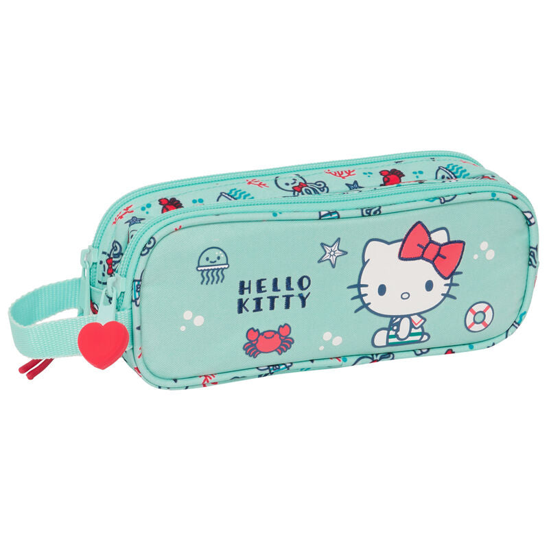 sea lovers hello kitty double pencil case