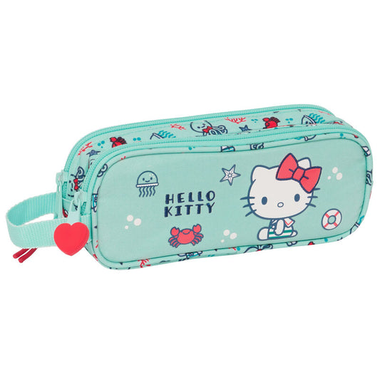sea lovers hello kitty double pencil case