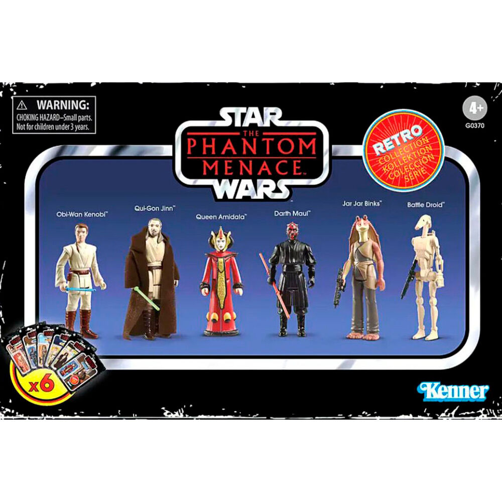 phantom menace star wars figures set 95cm