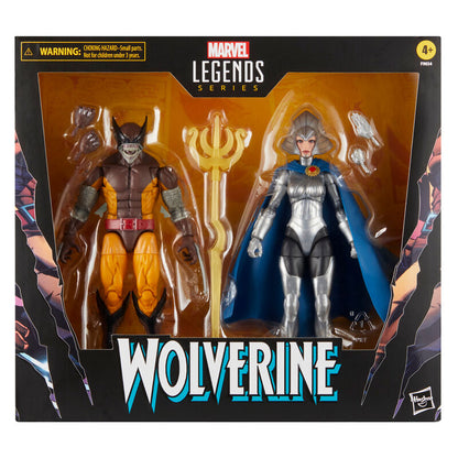 Blister figures Wolverine and Lilandra NeramaniLegends Series Marvel 15cm