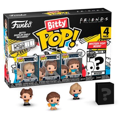 Blister of 4 Bitty POP Friends Rachel figures