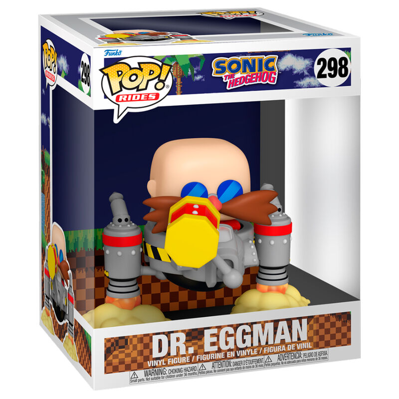 Action figure POP Ride Deluxe di Sonic the Hedgehog e del Dr Eggman