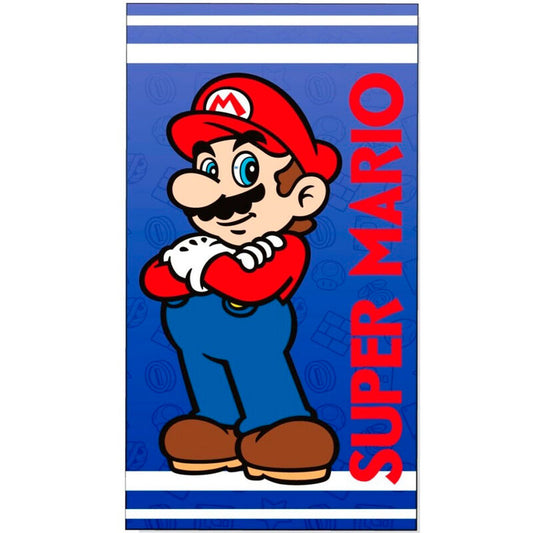 super mario bros cotton towel