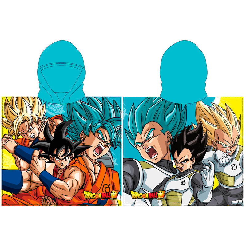 Dragon Ball Z microfiber towel poncho