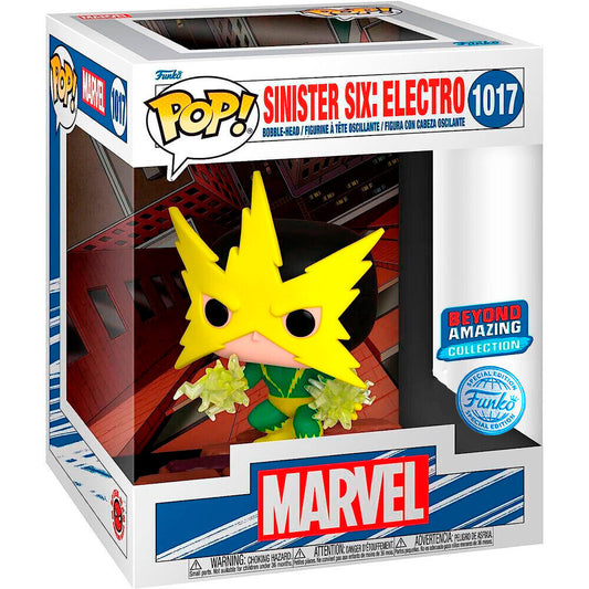 Figura POP exclusiva de Electro de los Seis Siniestros de Marvel