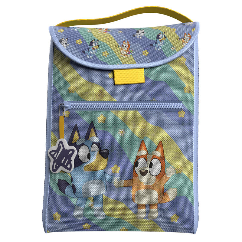 light waves bluey lunch bag
