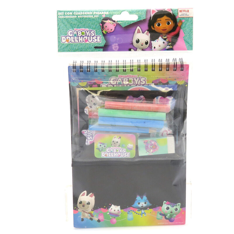 gabby's dollhouse chalkboard notebook set