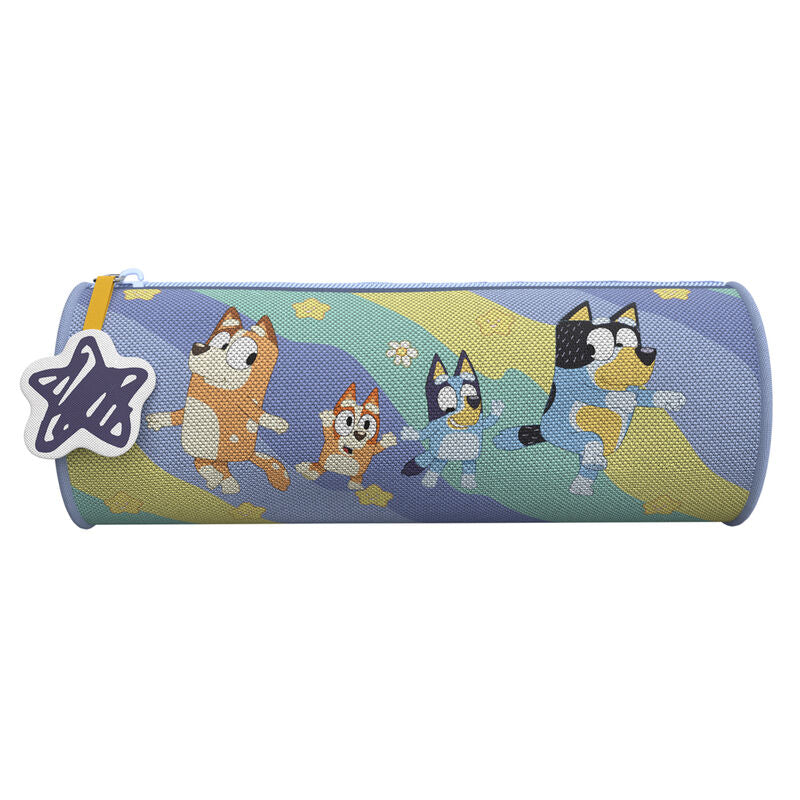light waves bluey pencil case