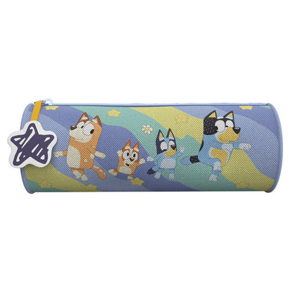 light waves bluey pencil case