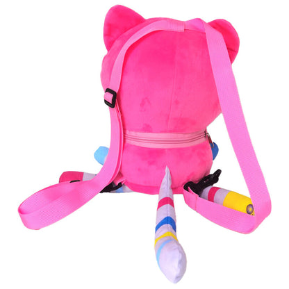 Zaino in peluche DJ con cappuccio di Gabby's Dollhouse 38 cm