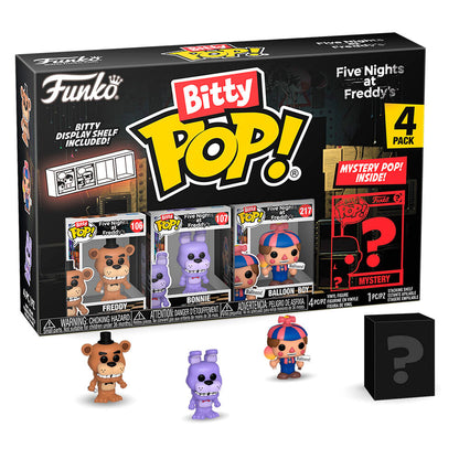 blister 4 bitty pop figures five nights at freddys freddy
