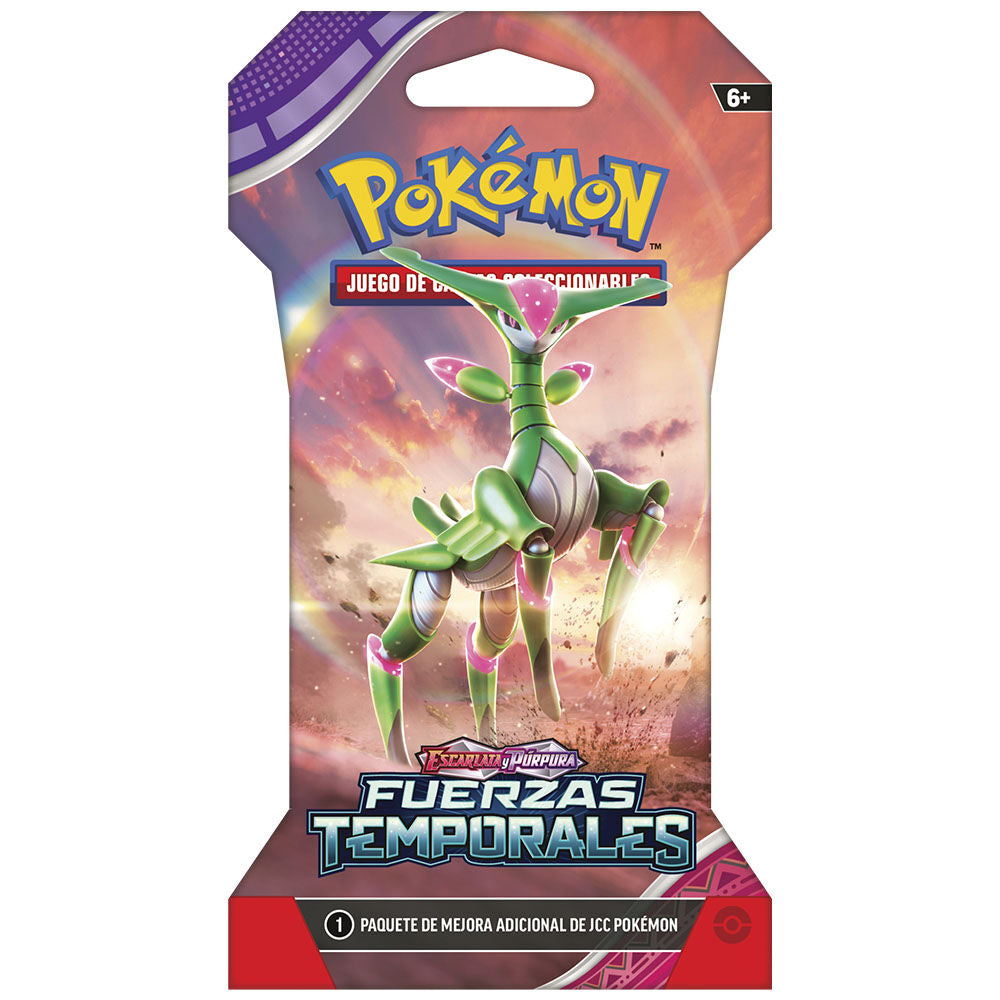 Concernant les cartes Pokémon Temporal Forces Écarlates et Violettes en espagnol
