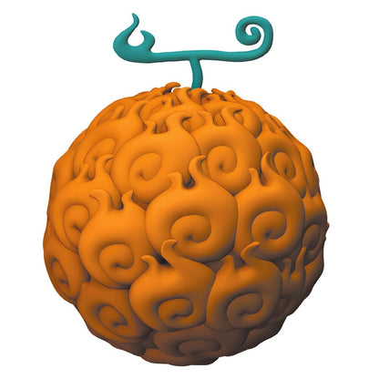 flame fruit one piece 8cm piggy bank figure