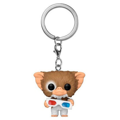 pocket gremlins gizmo keychain with 3d glasses