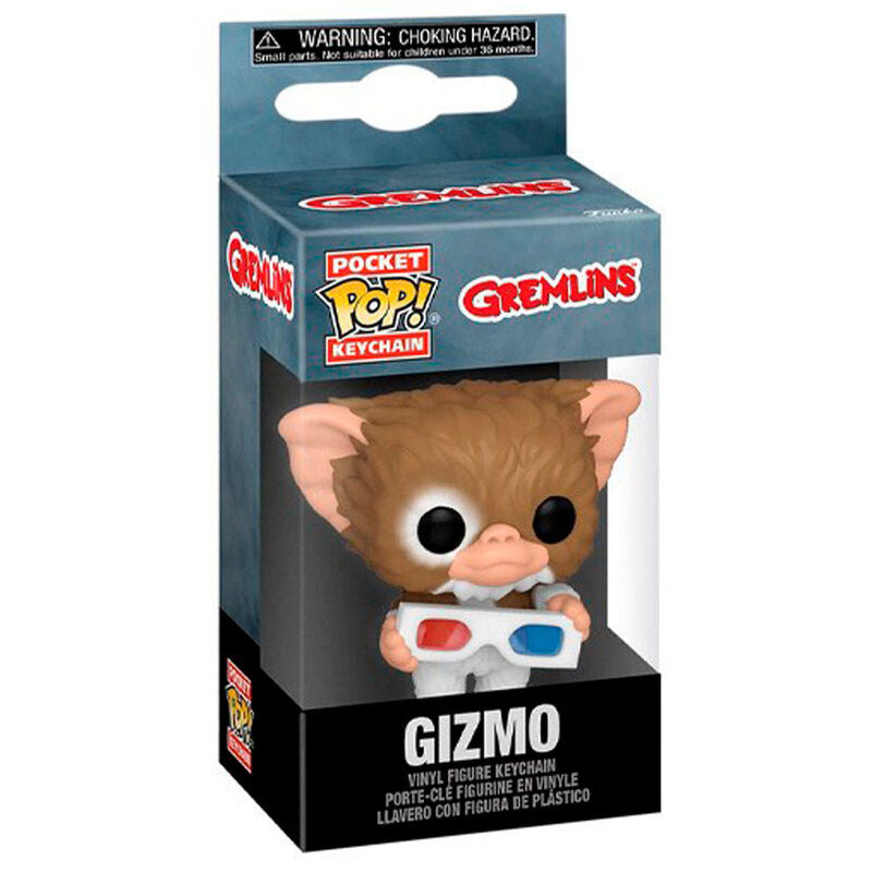Pocket Gremlins Gizmo Keychain with 3D Glasses