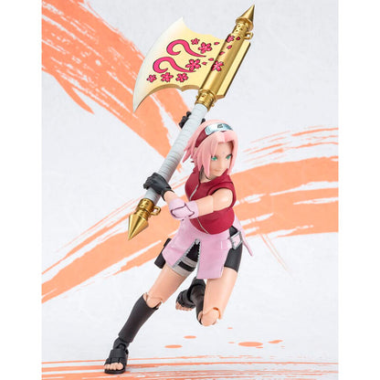 Figura S.H. Figuarts Sakura Haruno Naruto OP99 Edição Naruto Shippuden 14cm