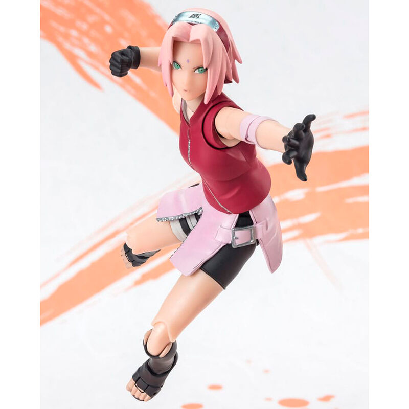 Figura S.H. Figuarts Sakura Haruno Naruto OP99 Edição Naruto Shippuden 14cm
