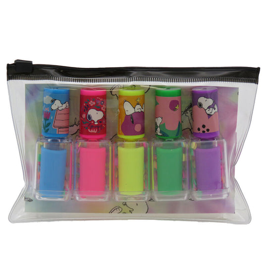 set of 5 snoopy markers