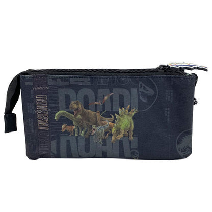 Roar Jurassic World triple pencil case