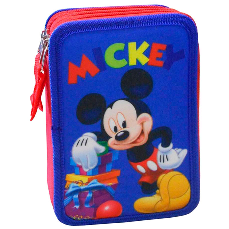 Disney Mickey Mouse Triple Pencil Case
