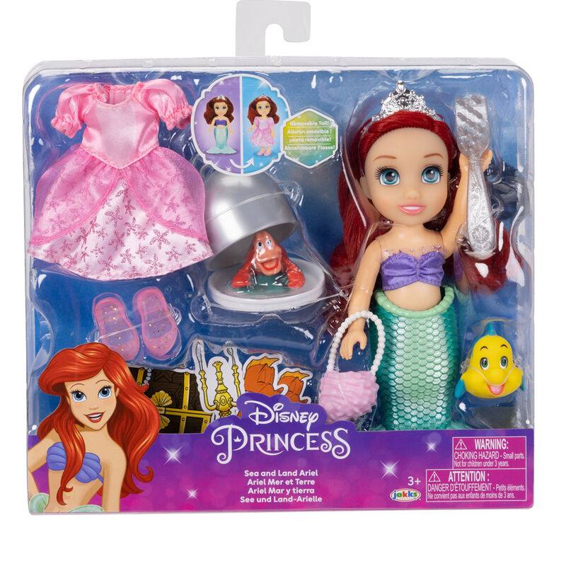 Lalka Ariel Morze i Ląd Mała Syrenka Disney 15 cm