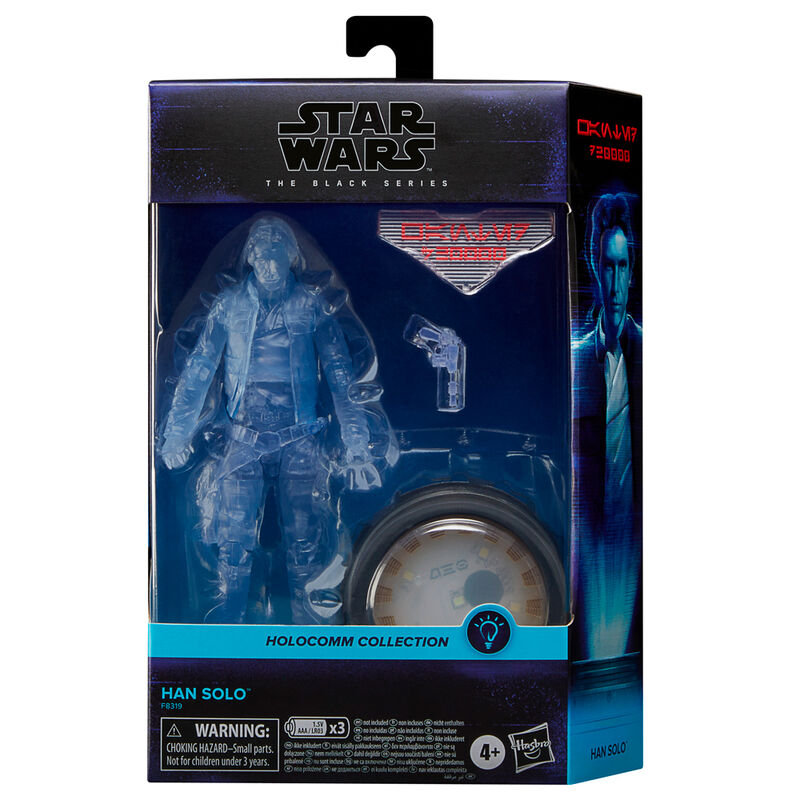 han solo figure holocomm collection star wars 15cm
