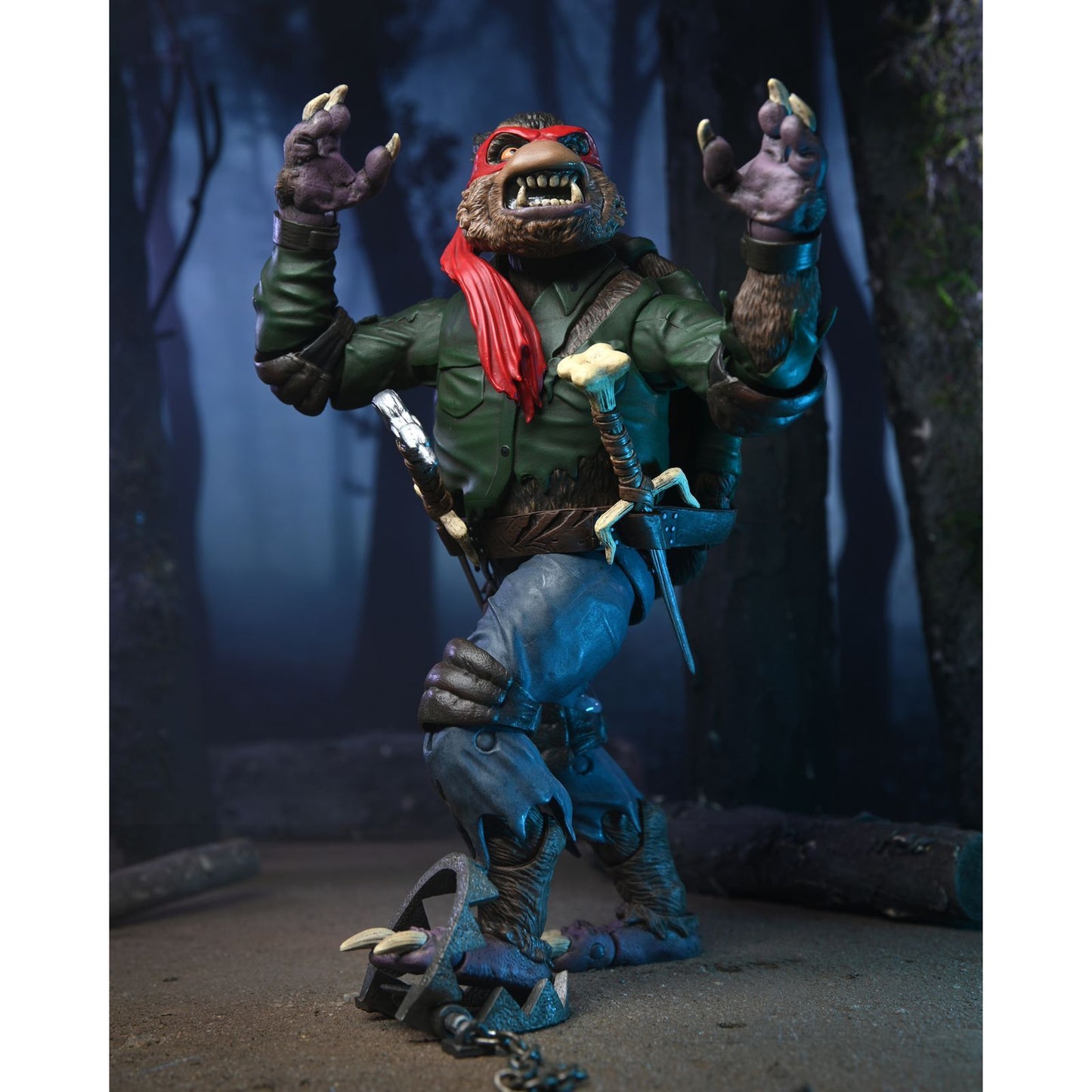 Ultimative Figur Raphael als Wolfsmann Universal Monsters Ninja Turtles 18cm