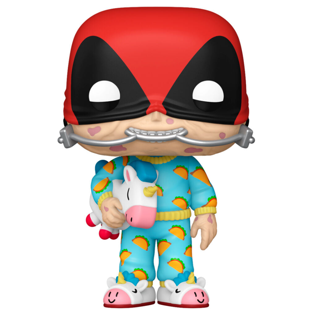 marvel deadpool pop figure  deadpool sleepover