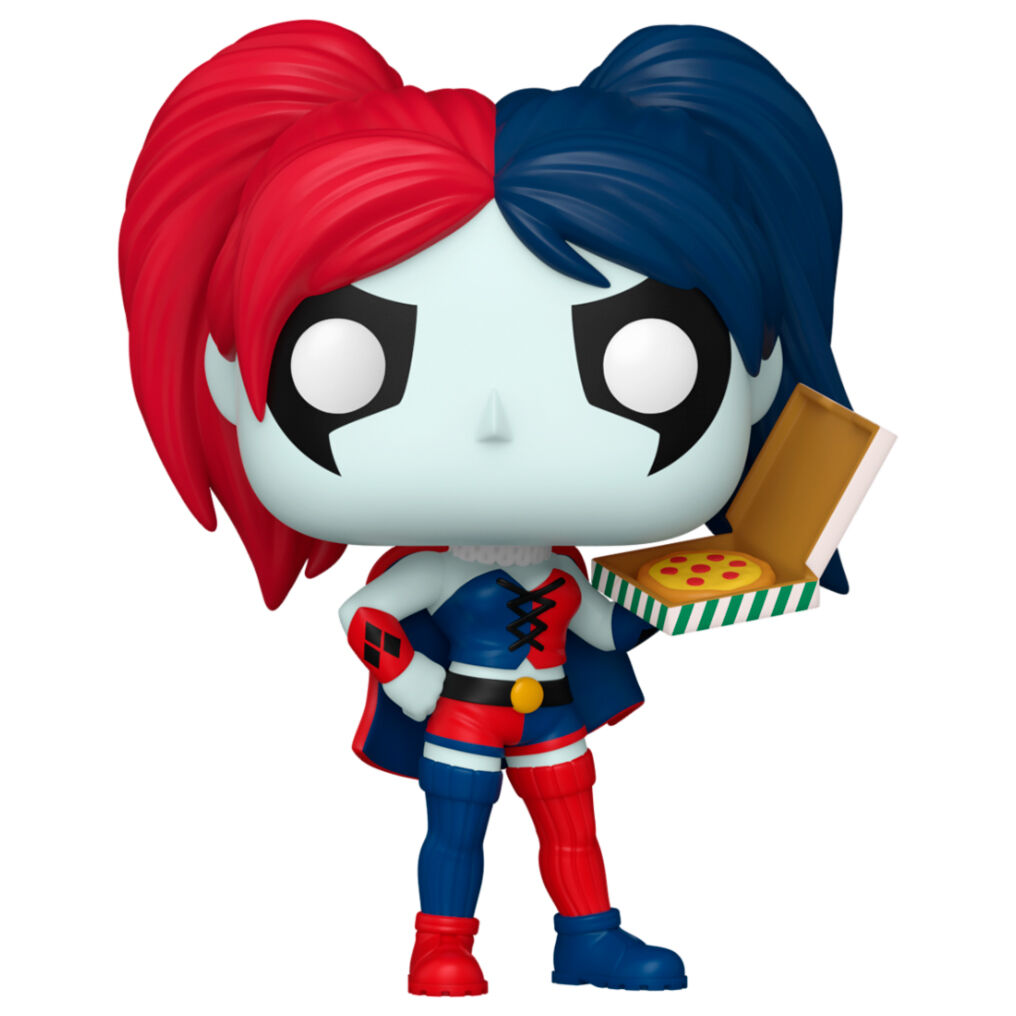 pop figure dc comics harley quinn with pizza