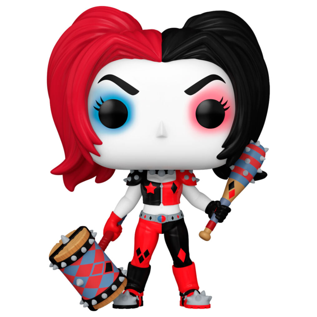 pop figure dc comics harley quinn with weapons