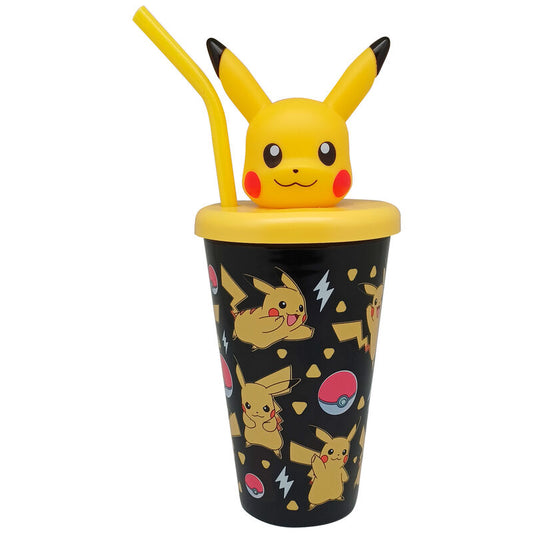 pikachu pokemon 3d topper tumbler 500ml