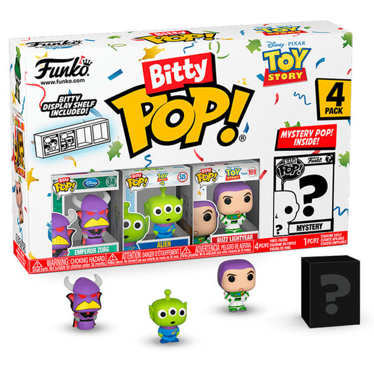 blister 4 figures bitty pop disney toy story zurg