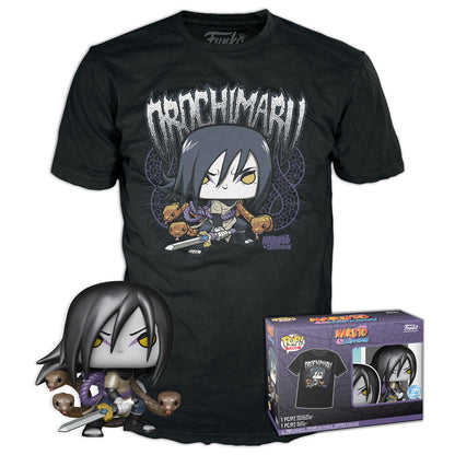 pop figure & tee set naruto shippuden orochimaru