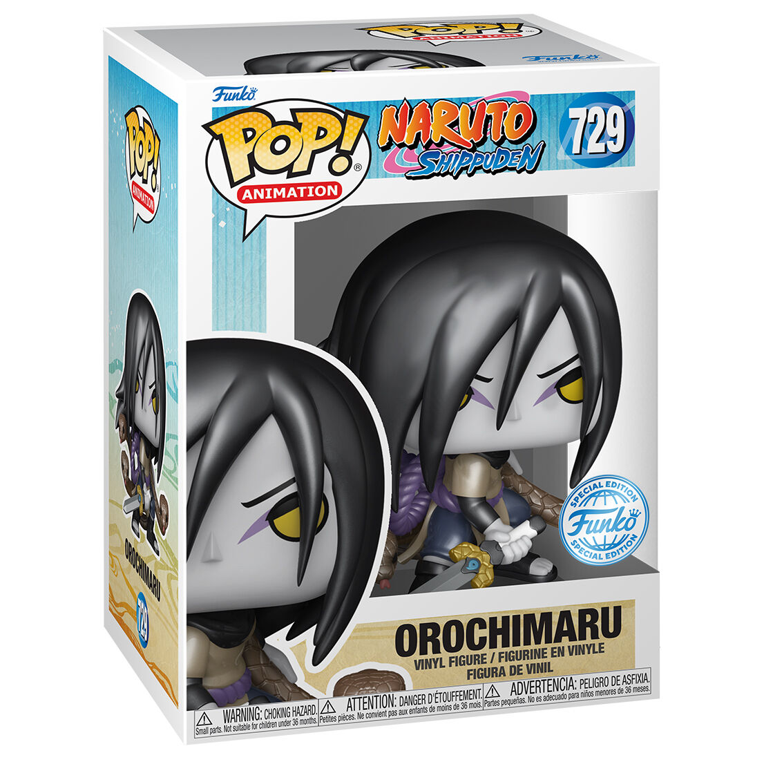 Set composto da statuetta POP e maglietta Naruto Shippuden Orochimaru