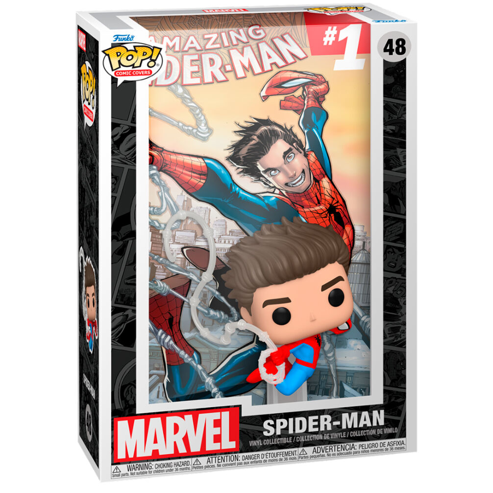 pop figure comic cover marvel spider man the amazing