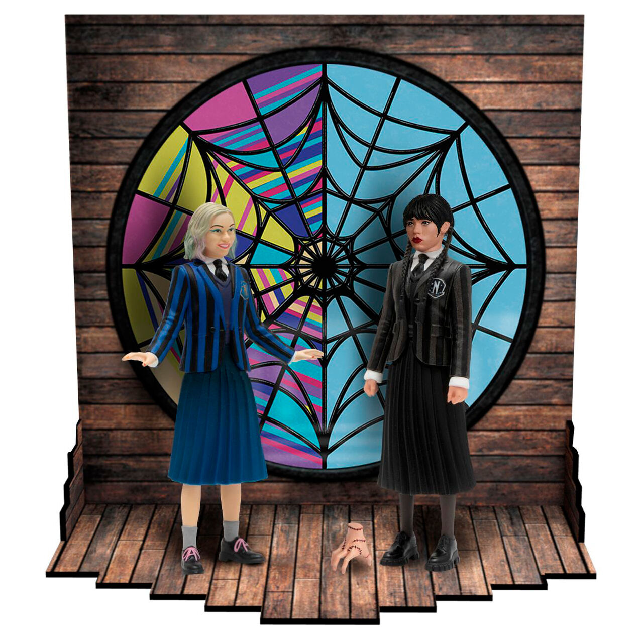 set of 2 figures wednesday & enid wednesday 95cm