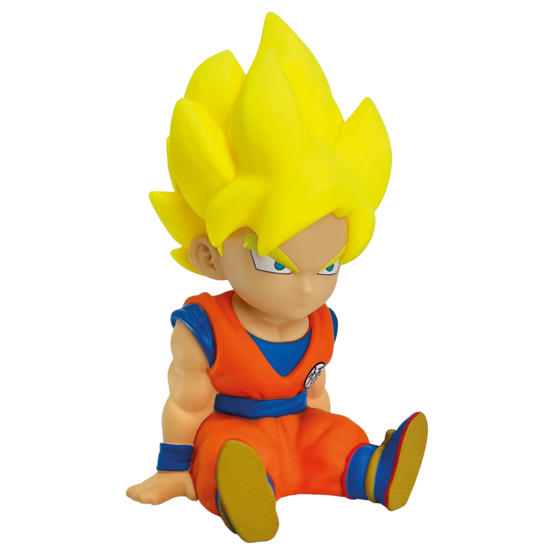 son goku super saiyan dragon ball super piggy bank figure 15cm