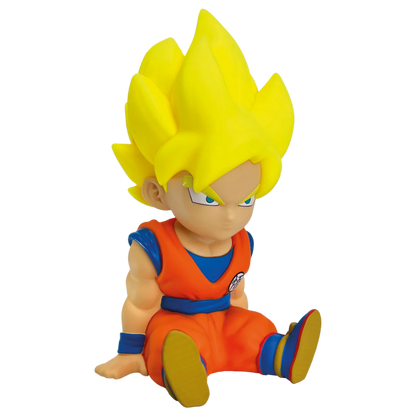 son goku super saiyan dragon ball super piggy bank figure 15cm