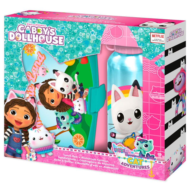 gabby's dollhouse sandwich maker  aluminum water bottle 500ml