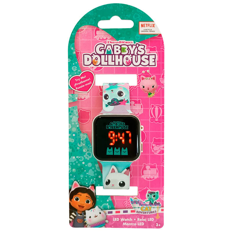 Gabby's Dollhouse LED Clock