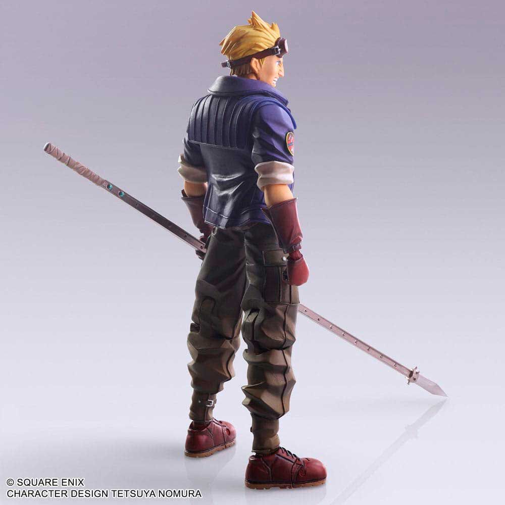 Action figure di Cid Highwind di Final Fantasy VII alta 15 cm