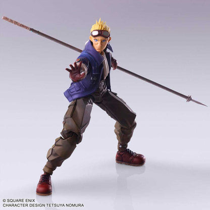 Action figure di Cid Highwind di Final Fantasy VII alta 15 cm