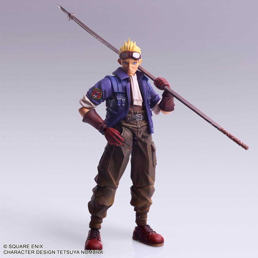 Action figure di Cid Highwind di Final Fantasy VII alta 15 cm