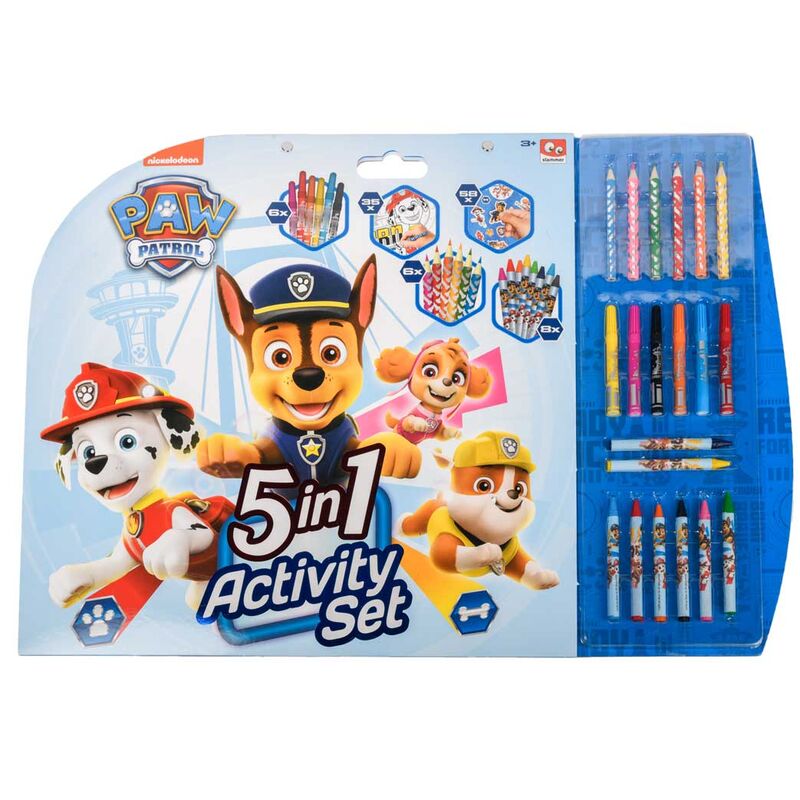 paw patrol 5 in 1 activity set